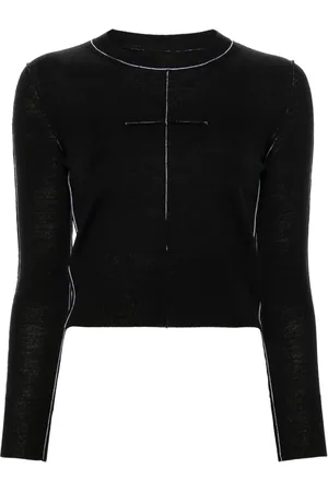 Maison Margiela Contrast-stitching jumper