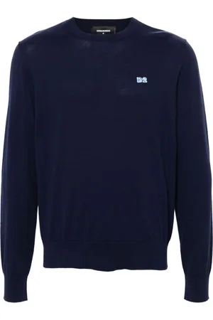 Dsquared2 Logo-appliqué cotton jumper