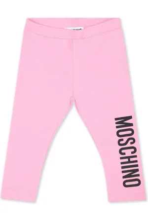 Moschino Logo-print elasticated-waist leggings