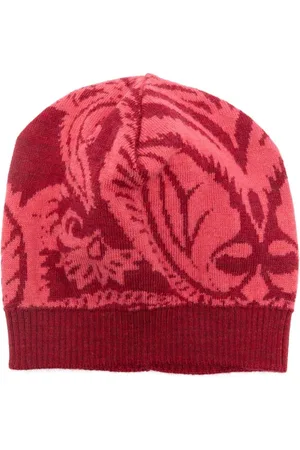 Etro Patterned-intarsia wool beanie