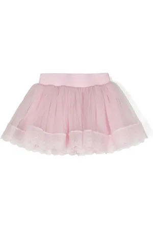 Lapin House Glittered tulle mini skirt