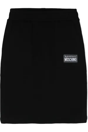 Moschino Mid-rise cotton skirt