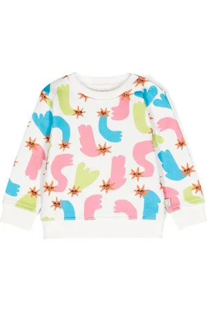 Stella McCartney Geometric-print cotton sweatshirt