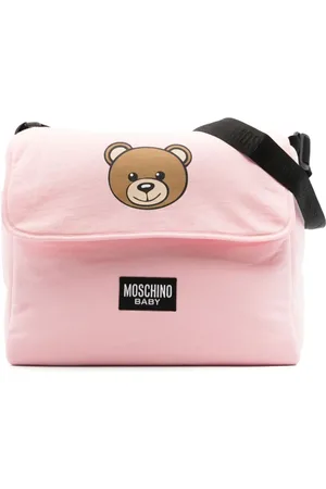 Moschino Teddy Bear-print changing mat and bag set