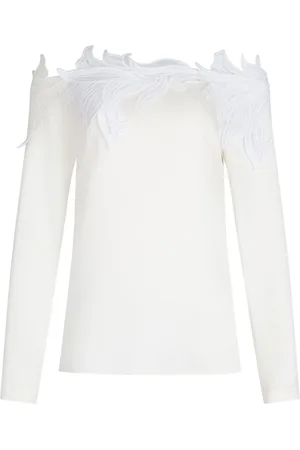Silvia Tcherassi Belinda floral-appliqu?? blouse