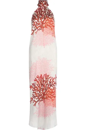 Silvia Tcherassi Galia coral-print dress