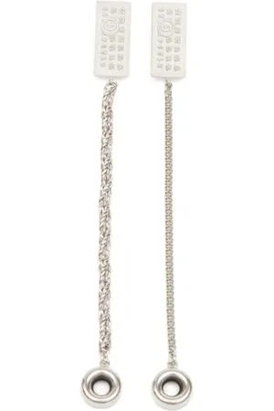 Maison Margiela Numbers-motif drop earrings