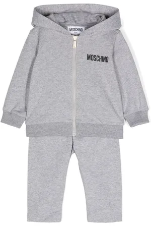 Moschino Logo-print mélange tracksuit