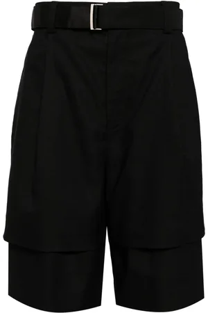 SONGZIO Layered linen shorts