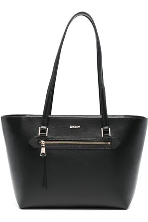 DKNY Logo-lettering tote bag