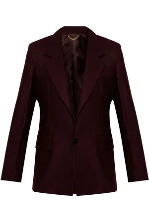 Victoria Beckham Single-breasted wool blend blazer