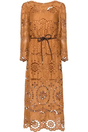 ZIMMERMANN Pop broderie-anglaise midi dress