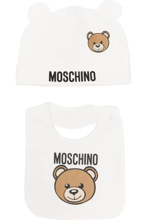Moschino Teddy Bear-motif hat set