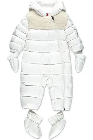 Moncler Logo-patch cotton padded snowsuit