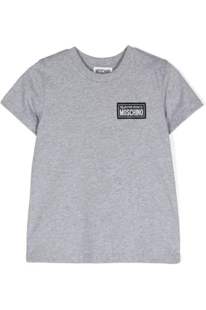 Moschino Logo-patch cotton T-shirt