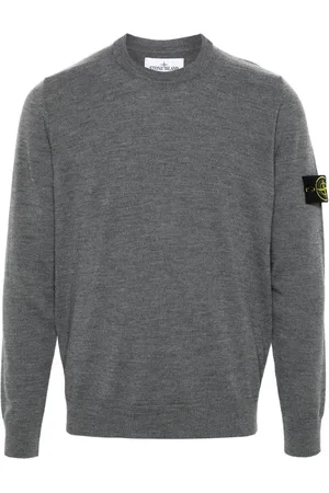 Stone Island Compass-badge knitted jumper