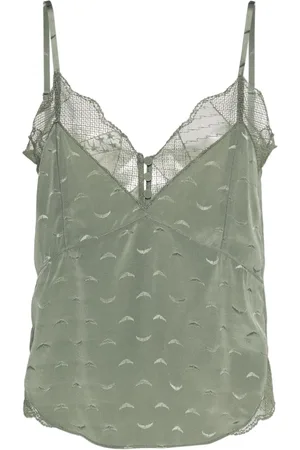 Zadig & Voltaire Logo-jacquard silk top