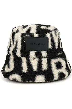 Marc Jacobs Monogram-print faux-shearling bucket hat