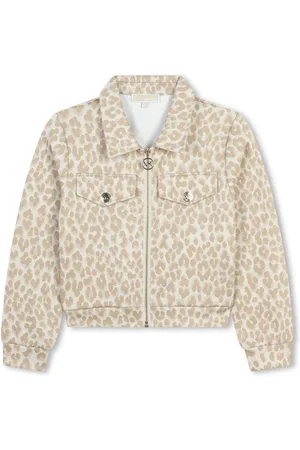 Michael Kors Leopard-print zip-up jacket