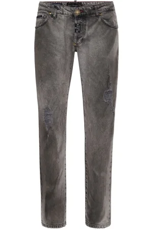 Philipp Plein Low-rise straight-leg jeans