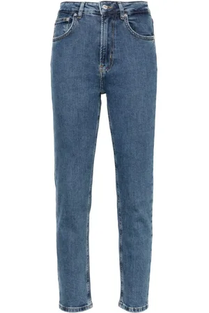 Moschino High-rise slim-cut jeans