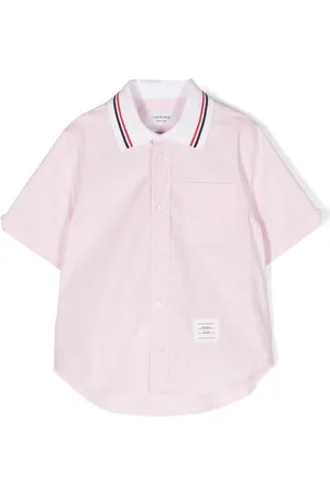 Thom Browne Polo-collar cotton shirt