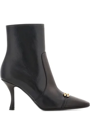 Salvatore Ferragamo Gancini-buckle ankle boots