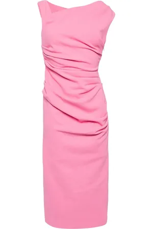 Misha Alaska draped-detail midi dress