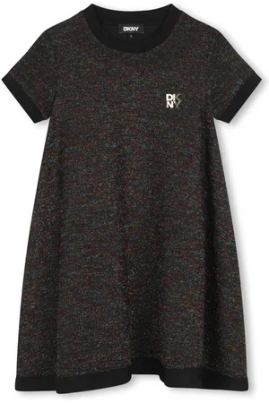 DKNY Logo-print short-sleeve dress