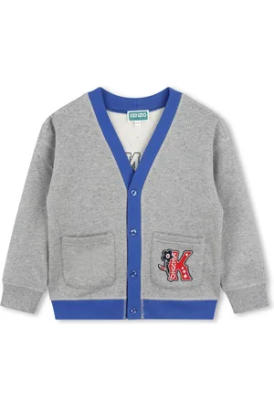 Kenzo Logo-appliqu?? cotton cardigan