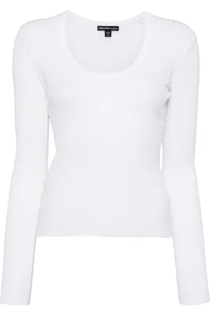 James Perse Long-sleeve ribbed-knit top