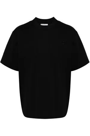 SACAI Logo-embroidered T-shirt