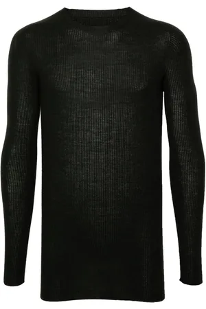 Rick Owens Ribbed-knit virgin wool jumper