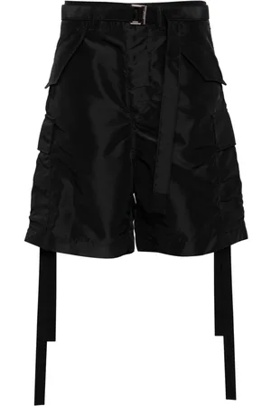 SACAI Belted cargo shorts