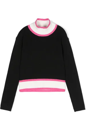 MONNALISA Ribbed-knit T-shirt