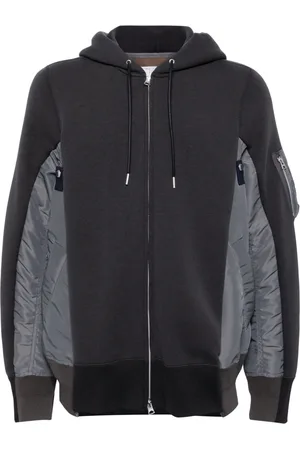 SACAI X Sponge Sweat panelled hoodie