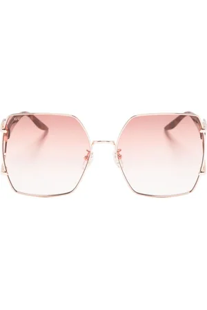 Gucci Double G oversize-frame sunglasses