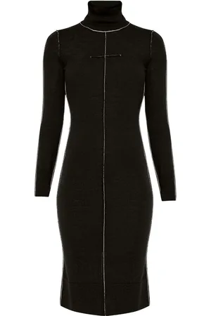 Maison Margiela Contrast long-sleeved dress