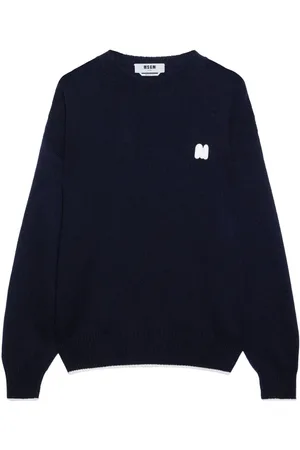 Msgm Logo-appliqu?? crew-neck jumper