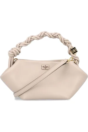 Ganni Bou recycled leather tote bag