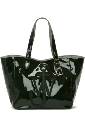 J.W.Anderson Belt coated-finish denim tote bag