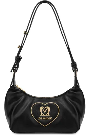 Moschino Heart logo-plaque shoulder bag