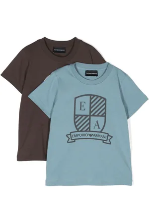 Emporio Armani Raised-logo cotton T-shirt (set of two)