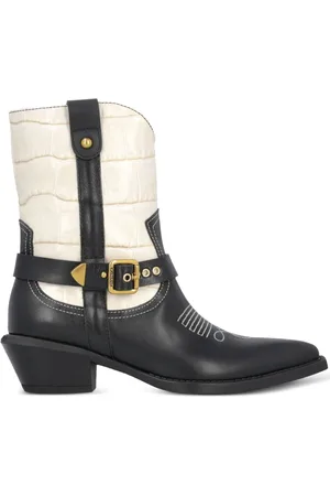 Pinko Tex leather ankle boots