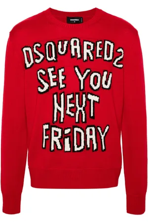 Dsquared2 Intarsia-knit logo jumper