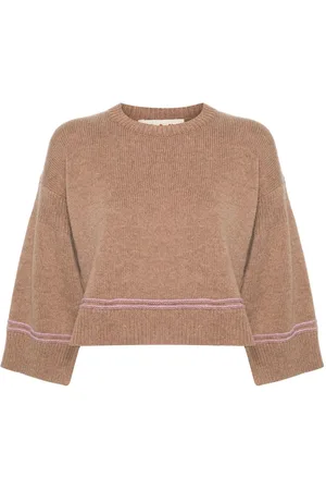 Marni Contrasting-trim virgin wool jumper