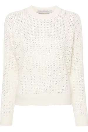 Golden Goose Crystal embellished virgin wool jumper