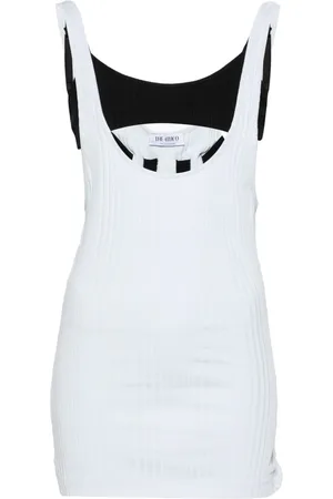 The Attico Layered cotton tank top