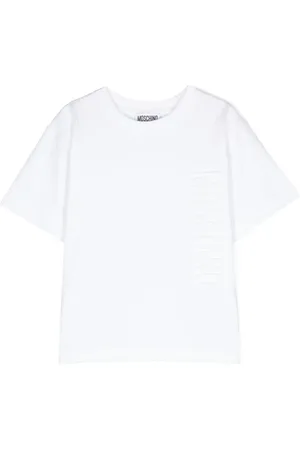 Moschino Logo-embossed cotton T-shirt