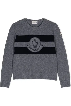 Moncler Logo-embroidered virgin wool jumper